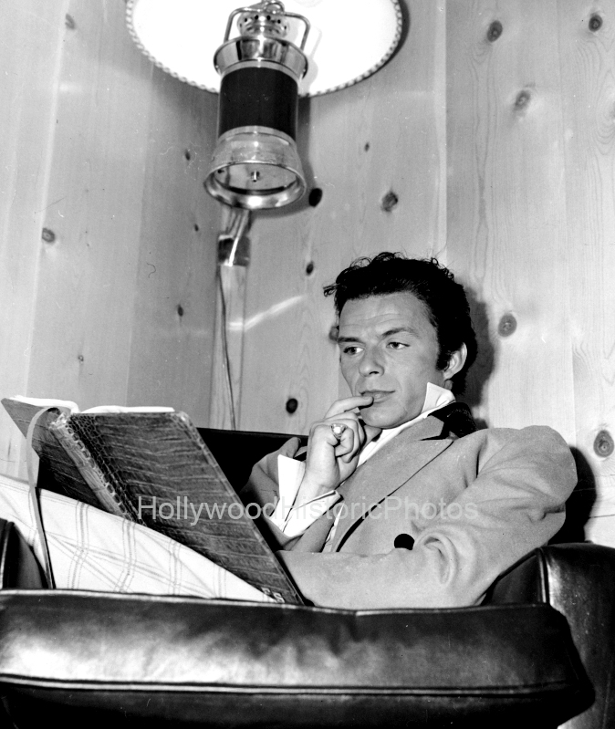 Frank Sinatra 1948 Reading his script The Kissing Bandit WM.jpg